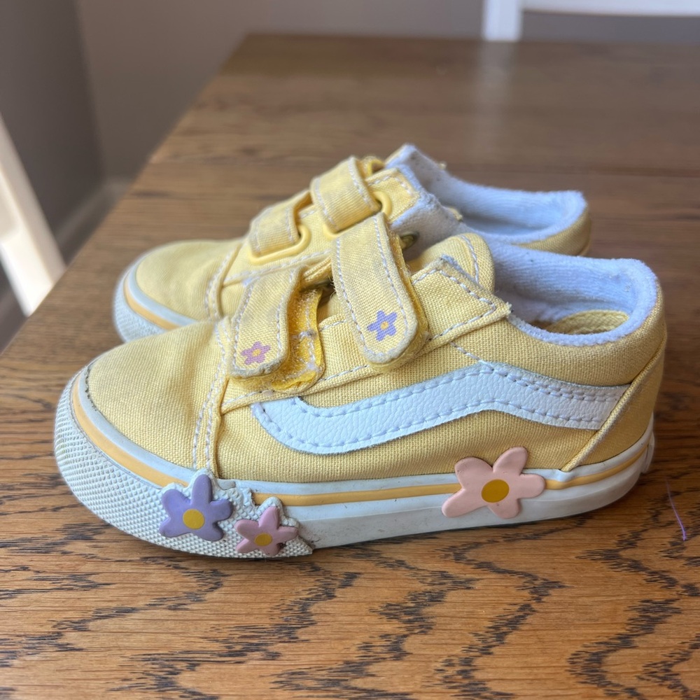 Floral Vans Toddler Size 6